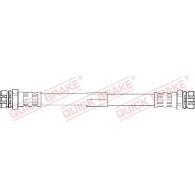Bilde av Bremseslange, Høyre bakaksel, Venstre vw beetle, beetle cabriolet, jetta iv, touran, touran van, 1T0611775, 1T0611775A, 5C0611
