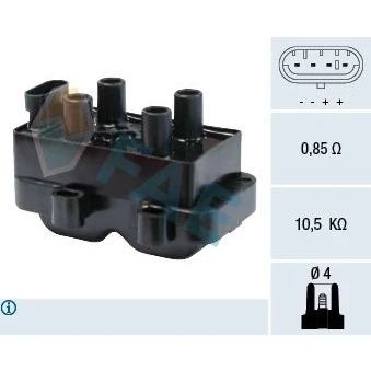 Bilde av Tennspole, dacia,lada,mazda,mercedes benz,renault, 22 43 361 34R, 224336134R, 22448 00QAC, 31250 20131, 20132, 3125020242, 2