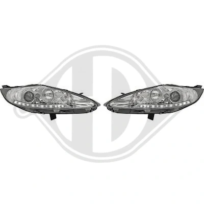 Bilde av DIEDERICHS HD Tuning 1405285 sett hovedfrontlys med motor for høydejustering hovedlys