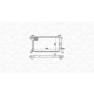 Bilde av Radiator MAGNETI MARELLI 350213193500