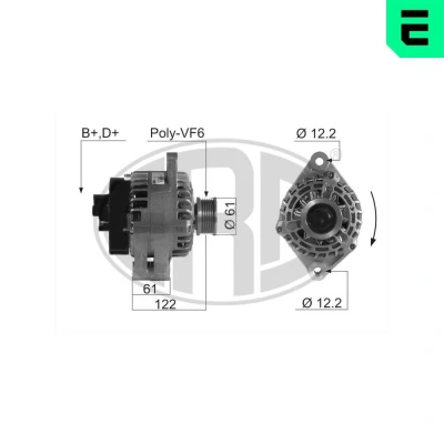 Bilde av Dynamo, alfa romeo,fiat,lancia,opel,suzuki, 31400 79J00, 71746673, 71750297, 71769230, 73501591