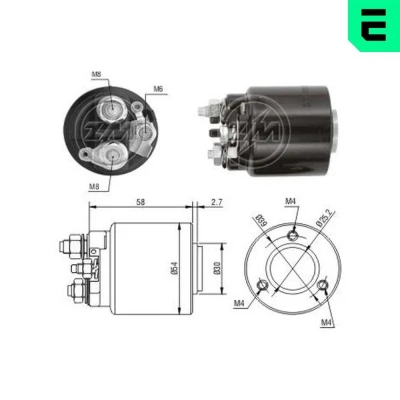 Bilde av Magnetbryter, starter, chevrolet,daewoo,fiat,opel,vauxhall, 90 421 722