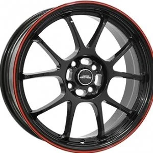 Bilde av Inter Action Phoenix Black 6.5x15 4/100 ET42 B73.1