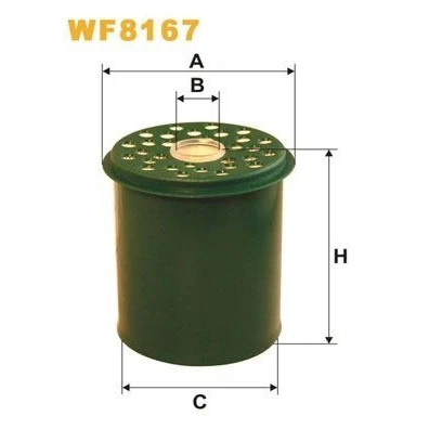 Bilde av WIX FILTERS WF8167 Drivstoffilter Filterinnsats RENAULT: MEGANE 1, Scénic CLIO 1