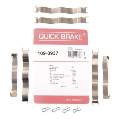 Bilde av QUICK BRAKE 109 0937 Tibehørsett, skivebremse belegg
