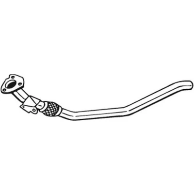 Bilde av BOSAL 800 053 Eksosrør AUDI: A4 B7 Avant, B6 Sedan, Avant