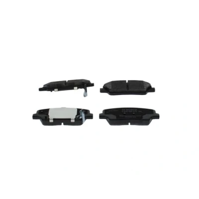 Bilde av BOSCH 0 986 495 370 Bremseklosser Low Metallic med integrert slitasjevarselkontakt, akustisk slitasjevarsel antihyle blikk HYUNDAI: SANTA FE 2
