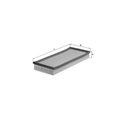 Bilde av MAHLE ORIGINAL LX 662 Luftfilter 47,3 170 342,0 Filterinnsats MITSUBISHI: Space Star, Carisma Hatchback, Sedan, VOLVO: S40 I, V40 Stasjonsvogn