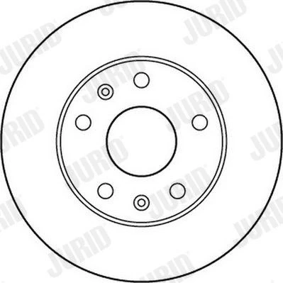 Bilde av JURID 562153JC Bremseskiver 262 14 5 114,3 fullt ut belagt med skruer LAND ROVER: Freelander I SUV