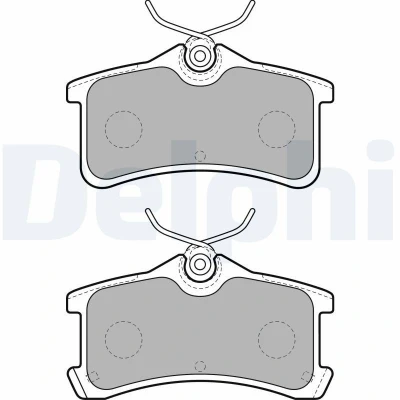 Bilde av Bremseklosser sett, Bakaksel, toyota avensis, avensis kombi, liftback, corolla, corolla compact, 04466 02010,