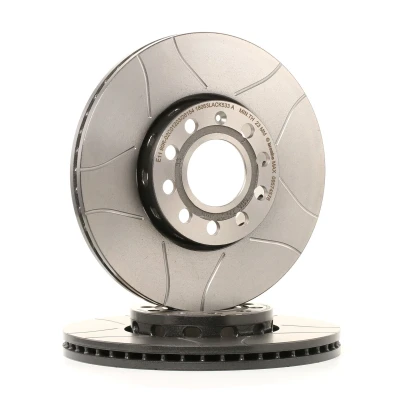 Bilde av BREMBO MAX LINE 09.5745.76 Bremseskiver 288 25 5 innvendig ventilert, med sliss belagt høy karbon skruer AUDI: A4 B7 Avant, B6 Avant