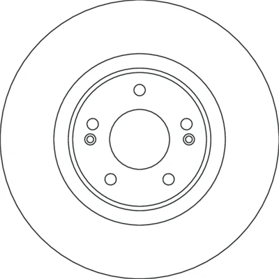 Bilde av TRW Bremseskive 30mm 5 114,3mm ventilert spraylakkert DF4632S 51712P2700 Bremseskiver, Skivebremser