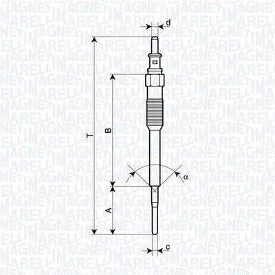 Bilde av Glødeplugg, smart fortwo cabrio, coupé, A 660 159 04 01, A6601590401