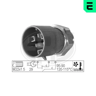 Bilde av Temperaturbryter, radiator ventilator, opel, 18 46 326, 90 357 304