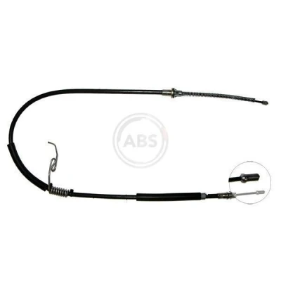 Bilde av A.B.S. K17858 Bremsekabel 1282 Trommelbrems for høyre/venstre ratt