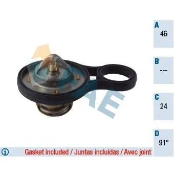 Bilde av Termostat, kjølemiddel, chrysler,jeep,mini, 04495721, 04693117 AA, 04973117 05278144 11 53 1 485 847, 501 173, 7 5