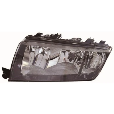 Bilde av ABAKUS 665 1105R LDEM2 Frontlykter høyre H3, H7, PY21W, W5W transparent for høyrekjøring PK22s, PX26d, BAU15s SKODA: Fabia I Hatchback