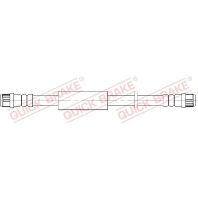 Bilde av QUICK BRAKE 22.319 Bremseslange 360 M10x1 PEUGEOT: Expert II Tepee, TOYOTA: Proace I Varebil / Stasjonsvogn, CITROËN: Jumpy MPV, Van