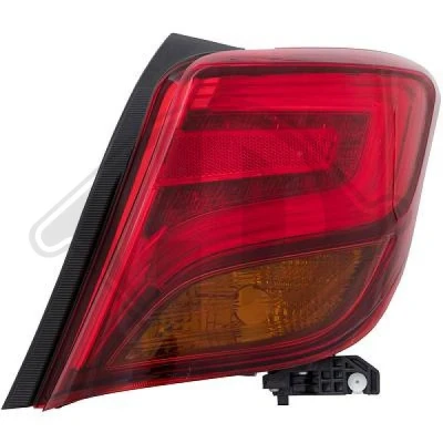 Bilde av DIEDERICHS 6607192 Baklykter høyre LED TOYOTA: Yaris III Hatchback