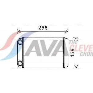 Bilde av Varmeapparat register AVA QUALITY COOLING OLA6677