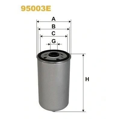 Bilde av WIX FILTERS 95003E Drivstoffilter Påskruingsfilter
