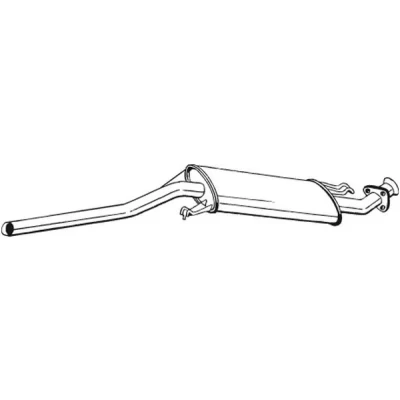 Bilde av Midtre eksospotte BOSAL 281 101