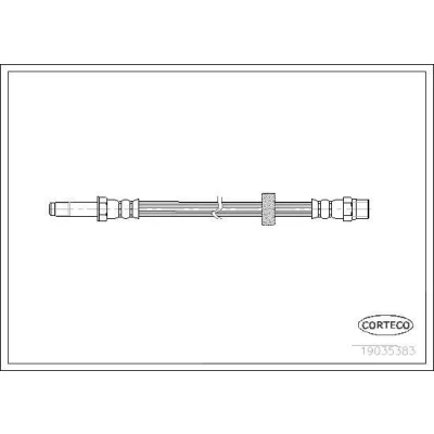 Bilde av CORTECO 19035383 Bremseslange framaksel 390 VOLVO: V70 2, XC70 I Cross Country,