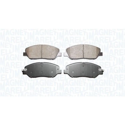 Bilde av MAGNETI MARELLI 363916060880 Bremseklosser med akustisk slitasjevarsel HYUNDAI: Santa FE 2, 3, Grand Fé, SSANGYONG: Rexton