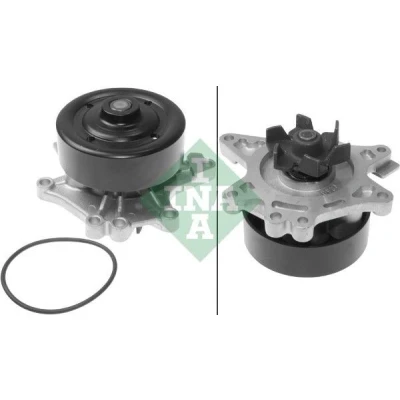 Bilde av INA 538 0548 10 Vannpumpe med reimskive for vifteremdrift TOYOTA: Avensis II Station Wagon, RAV4 SUV, Yaris Hatchback
