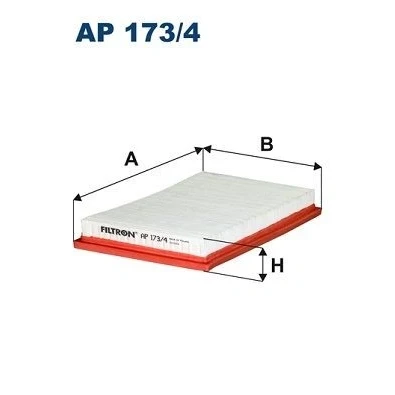 Bilde av FILTRON AP 173/4 Luftfilter 33 168 283 Filterinnsats SUZUKI: SX4 II S Cross, Vitara IV SUV