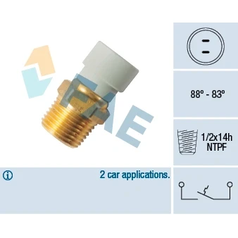Bilde av FAE 36499 Temperaturbryter, radiator ventilator