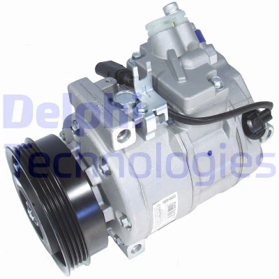 Bilde av DELPHI TSP0159332 Kompressor Denso 7SEU16C PAG 46 med kompressorlje AUDI: A4 B7 Sedan, Avant, B6 Avant