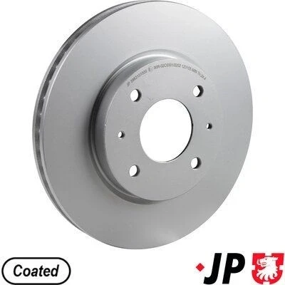 Bilde av JP GROUP 3963101500 Bremseskiver framaksel 276 26 4 ventilert belagt MITSUBISHI: Lancer 7 Limousine, Galant 6,