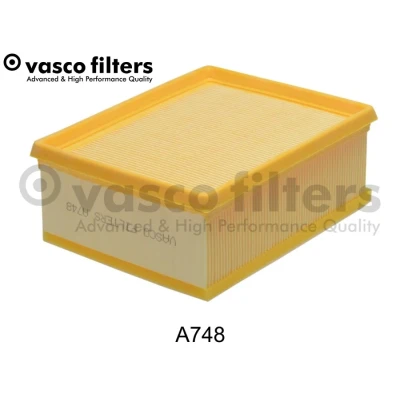 Bilde av DAVID VASCO A748 Luftfilter 70 170 207 firkantet Filterinnsats med forfilter PEUGEOT: 206 Hatchback, SW, CITROËN: Xsara Picasso