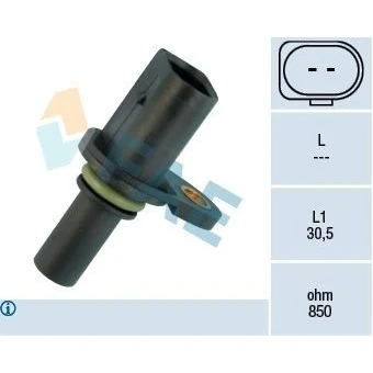 Bilde av Turtallssensor, motormanagement, audi,seat,skoda,vw, 095 927 321 B, 152582, 1525EG, 1525T6, 26010773, 9625476380, PC 506, SC 455