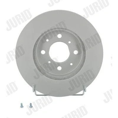 Bilde av JURID 561630JC Bremseskiver 262 21 4 100 ventilert belagt med skruer HONDA: CIVIC 7 Hatchback, 6 Coupe, Jazz 3, LOTUS: Elise S2