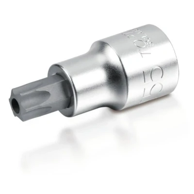 Bilde av TOPTUL Pipenøkkelinnsats 1/2tomme torx T60 Krom vanadium stål BCLA1660