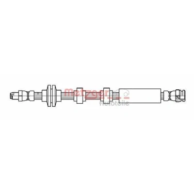 Bilde av METZGER 4111803 Bremseslange 560 M10 x 1