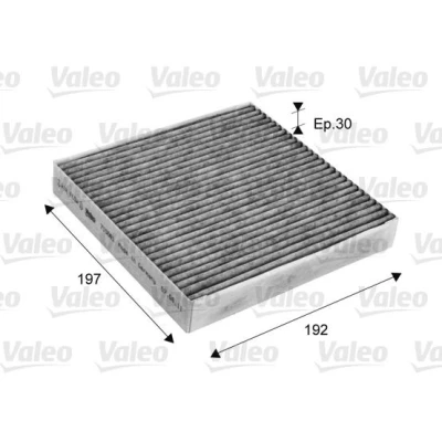 Bilde av VALEO CLIMFILTER PROTECT 715681 Kupéfilter Karbonfilter 197 192 30 JAGUAR: XF Sedan, XJ Sedan