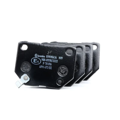 Bilde av BREMBO P 78 016 Bremseklosser med akustisk slitasjevarsel uten tilbehør SUBARU: Impreza II Sedan, III Hatchback, Sedan