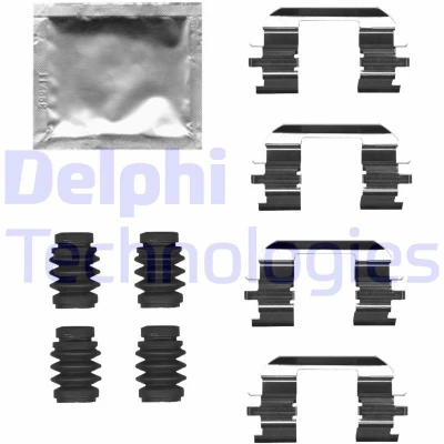 Bilde av DELPHI LX0686 Tibehørsett, skivebremse belegg