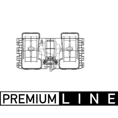 Bilde av MAHLE ORIGINAL AB 38 000P Interiørvifte med integrert regulator