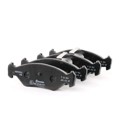 Bilde av BREMBO P 24 044 Bremseklosser ekskl. slitasjevarselkontakt med kolbleklips uten tilbehør