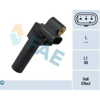 Bilde av FAE 79377 Impulsgiver 3 Hall prinsipp uten kabel FORD: Transit Mk6 Van