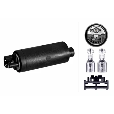 Bilde av HELLA 8TF 358 306 381 Drivstoffpumpe elektrisk Bensin uten pakning AUDI: 80 B4 Sedan, 100 C4 Sedan