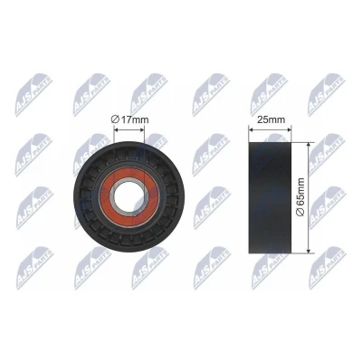 Bilde av Remstrammer, kilerem, citroën,fiat,opel,peugeot, 12 04 185, 302, 1204185, 1204302, 16 099 740 80, 760 114 241
