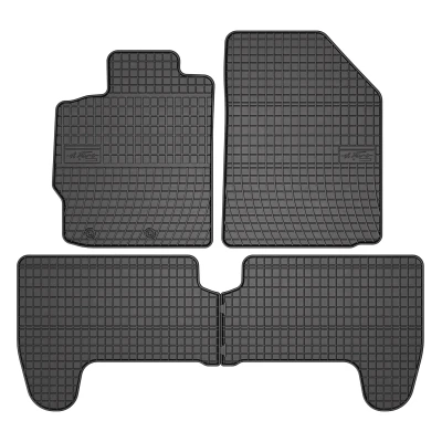 Bilde av FROGUM 0803 Gulvmatte sett gummi foran og bak 4 svart Skreddersydd TOYOTA: Yaris II Hatchback