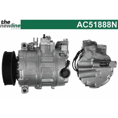 Bilde av The NewLine AC51888N Kompressor 7SEU17C AUDI: A8 D3