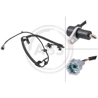 Bilde av A.B.S. 31924 ABS sensor passiv 1100 grå NISSAN: Navara Pick up