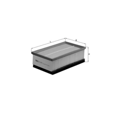 Bilde av MAHLE ORIGINAL LX 1497/1 Luftfilter 90,3 167 277,0 Filterinnsats PEUGEOT: 308 I Hatchback, 307 SW, CITROËN: C4 Coupé